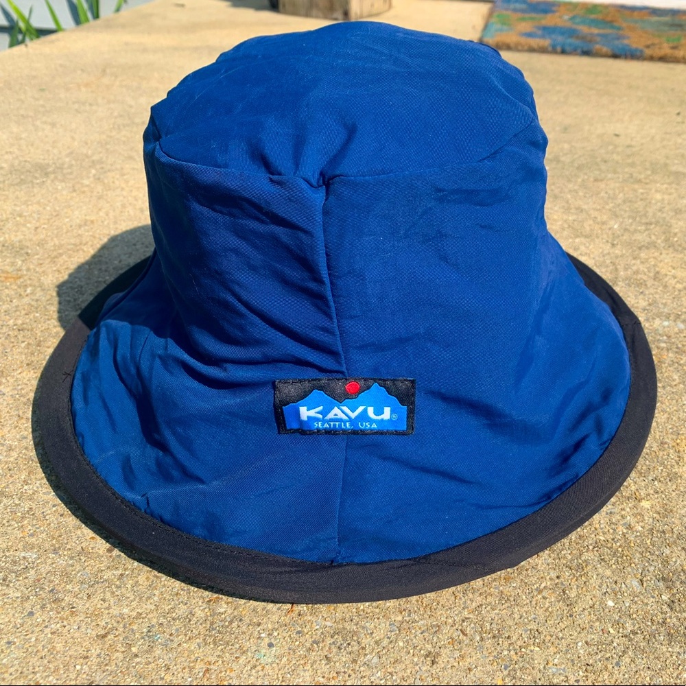 Kavu Fisherman Chillba hat. Perfect. Reversible blue and black.